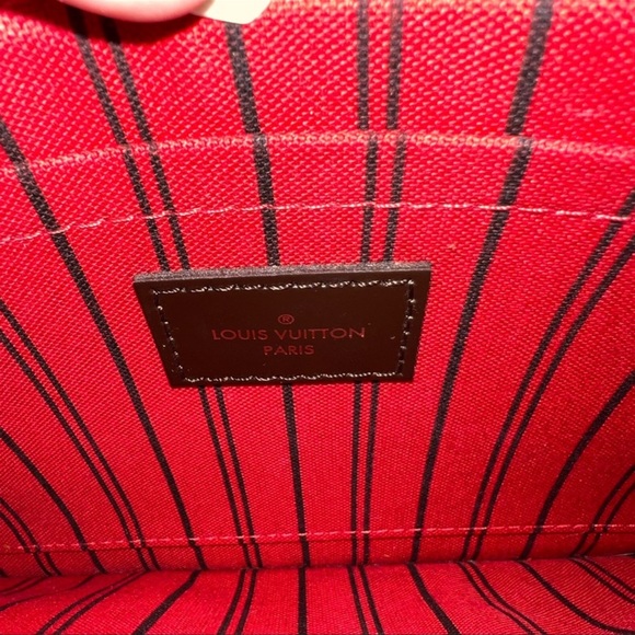 Louis Vuitton Damier Neverfull Pouch/Clutch- BRAND NEW - Picture 9 of 12